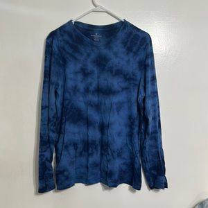 Blue tie dye shirt